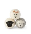 Fluff and Tumble Dryer Balls with Sheep Design