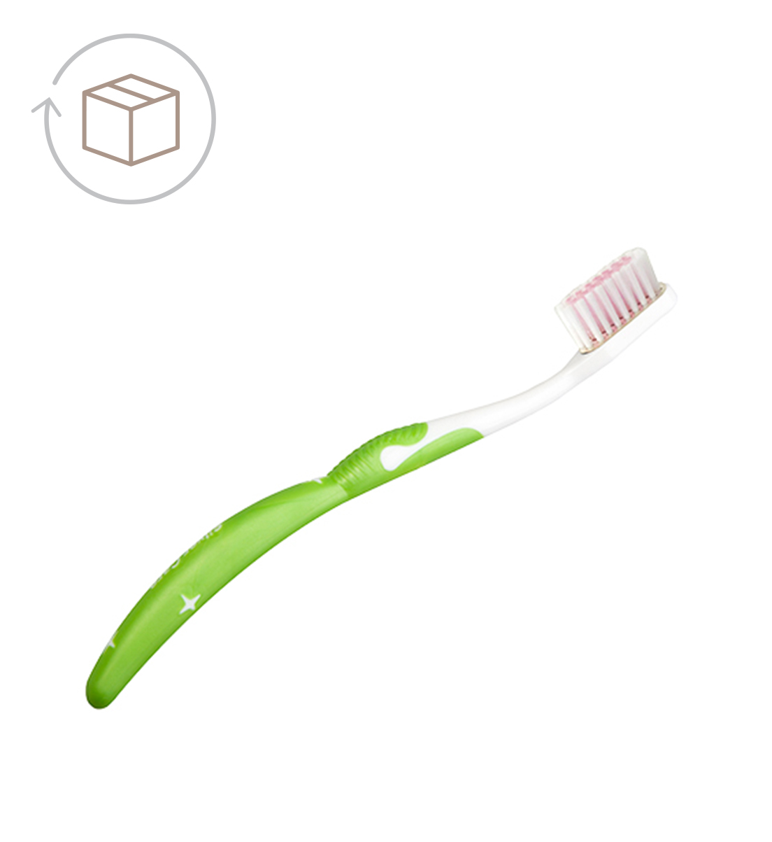 Adult Silver Care Soft Toothbrush, green