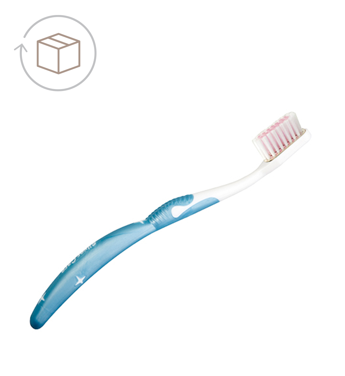 Adult Silver Care Soft Toothbrush, light blue